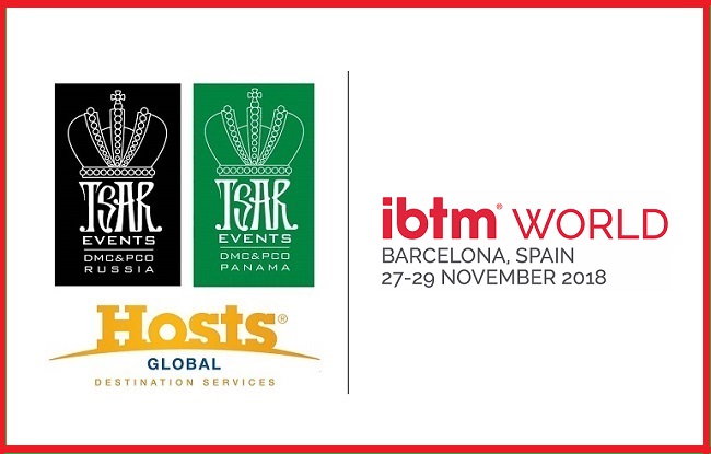 Meet Tsar Events RUSSIA DMC & PCO, a Hosts Global Member during IBTM World in Barcelona, Spain  (booth B96 & B97)