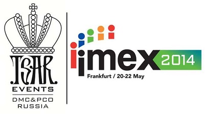 Tsar Events will participate in IMEX in Frankfurt, Germany 20th – 22nd May 2014. We will have our own stand #G330.  You can make appointment in advance